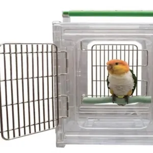 Caitec Perch N Go Polycarbonate Bird Carrier, 12"