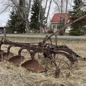 Steel Wheeled 4 Bottom Plow