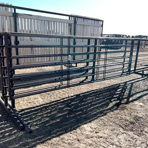 2 - NEW/UNUSED 24' 5 BAR STAND UP PANELS w/ 14' SWING GATE