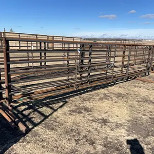 2 - NEW/UNUSED 24' 5 BAR STAND UP PANELS w/ 12' SWING GATE