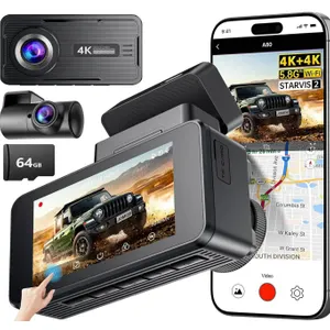 JOMISE Dash Cam Front and RearÂ 3'' IPS Display Dual Car Camera