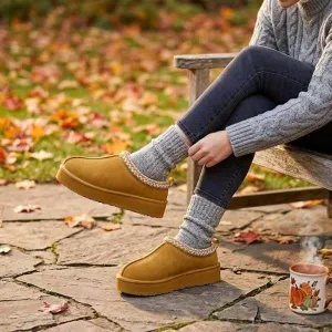 Â Slippers with Rubber SolesÂ women (9.5 US) and men (8 US).