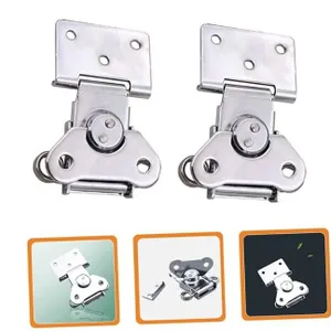 KingseaÂ 2pcs Spring Loaded Butterfly Latches Hardware for Wooden Box Jewelry Box and Cabinets