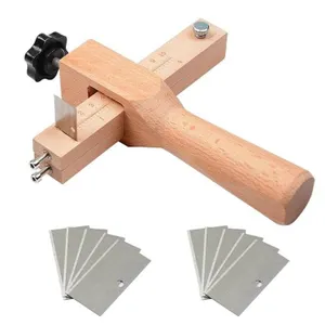 CJRSLRB Leather Cutter Tool with Scale and Accessories