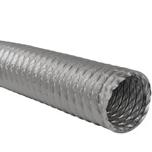 Imperial Flexible Vinyl Duct, 8 in Diameter, 25 ft Length