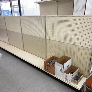 (4) Double Sided Sections of Store Shelving
