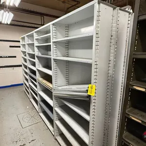(4) Sections of White Shelves