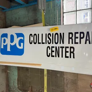 (6) New PPG Collision Repair Signs