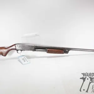 Non-Restricted shotgun Ithaca model 37, 12 ga. 2 3/4" pump action, w/ bbl length 26" [Choked marking