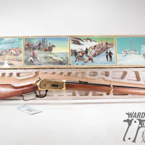 Non-Restricted rifle Winchester model RCMP Centennial, 30-30 lever action, w/ bbl length 22" [Blued 
