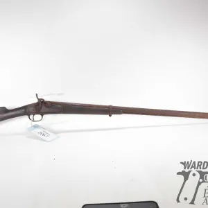 Antique rifle Unknown model 1854, Unknown percussion single shot muzzle loading, w/ bbl length 34" [