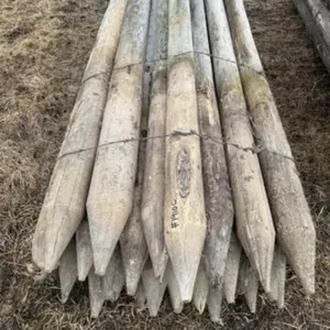 USED Treated 4" x 7' Fence Posts /EACH POST