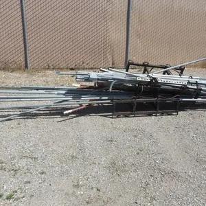Misc. Pallet - Conduit, Racks, T Posts & Ladder