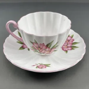 Shelly Teacup and Saucer