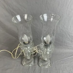Pair of Glass Lamps