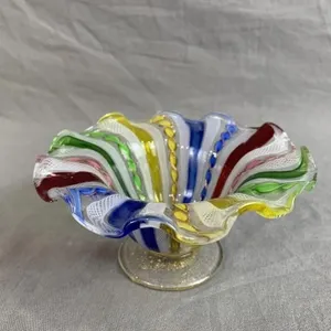 Rainbow Glass Dish