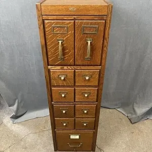 Antique Macey Index Filing Cabinet