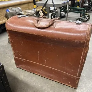 Vintage Leather Suitcase