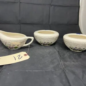 Creamer - 2 Sugar Bowls