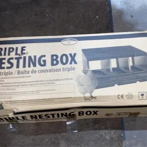 Triple nesting box
