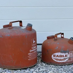 Vintage Metal Gas Cans