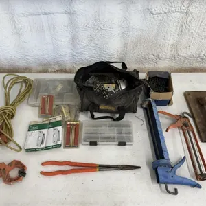 Caulk Gun, Screws & Hardware