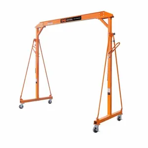 Unused 2200 lb Adjust Height All-Steel Gantry Crane
