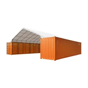Unused 30'x40' Peaked Roof Container Shed