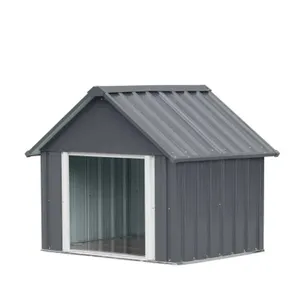 Unused 42" Outdoor Metal Dog House