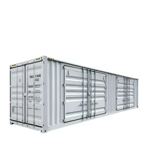 40-Foot High Cube Shipping Container with 2 Side Doors