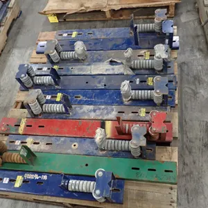 Lot of (9) Assorted Radius Cable Rollers