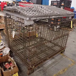 Lot of (2) Stackable Bins