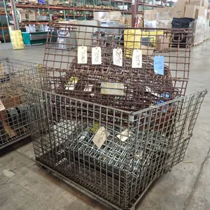 Lot of (3) Industrial Storage Crates