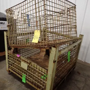Lot of (2) Heavy Duty Stackable Bins