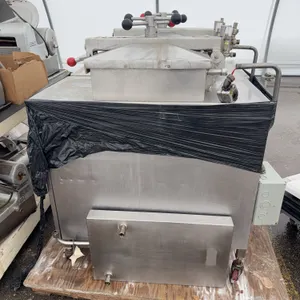 Commercial Double‑Well Stainless Steel Steam Kettle / Jacketed Cooker (Parts or Repair)