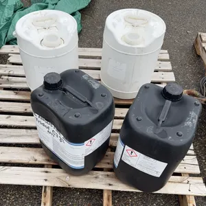 Pallet Lot of Plastic Chemical Drums & Jugs (Assorted)