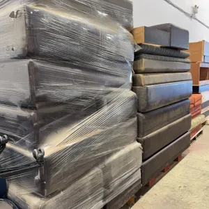 Large Lot of Restaurant Booth Frames & Cushions