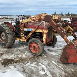 Massey 35 Tractor w/Loader, Perkins Diesel, Seller States in Running Condition *CLICK FOR VIDEO (P10-R6-S680)