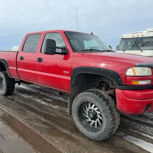 2007 GMC Sierra Classic Truck, 4x4, 6.6L Duramax Diesel, 4x4, 485,825km, Red, *VIN 1GTHK23D47F153611 (P10-R2-S1236)