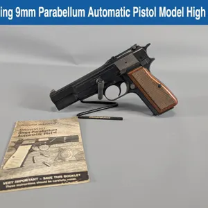 Browning 9mm Parabellum Automatic Pistol Model High Power