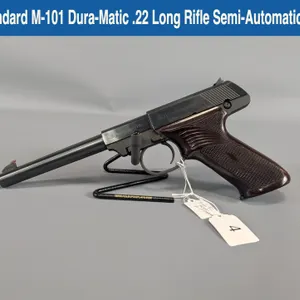 Hi-Standard M-101 Dura-Matic .22 Long Rifle Semi-Automatic Pistol
