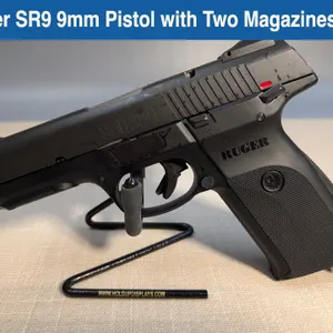 Ruger SR9 9mm Pistol with Two Magazines and Speed Loader