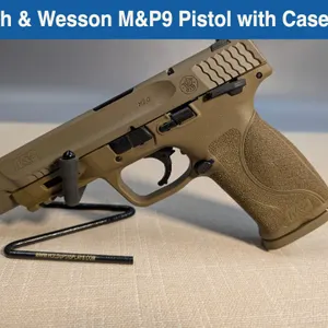 Smith & Wesson M&P9 Pistol chambered in 9mm with Case and Accessories