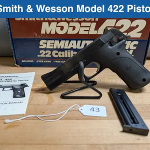 Smith & Wesson Model 422 .22 LR Semi-Automatic Pistol with Box and Manual