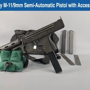 Cobray M-11/9mm Semi-Automatic Pistol with Accessories