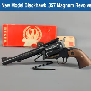 Ruger New Model Blackhawk .357 Magnum Revolver with 9mm Cylinder