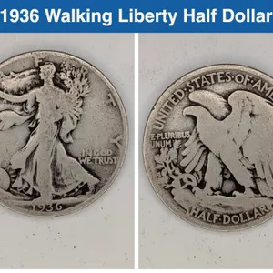 1936 Walking Liberty Half Dollar