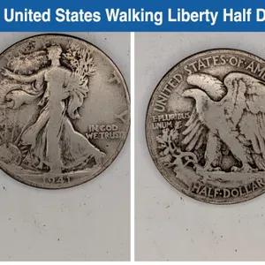 1941 United States Walking Liberty Half Dollar