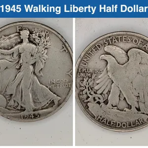 1945 Walking Liberty Half Dollar