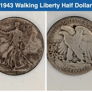 1943 Walking Liberty Half Dollar